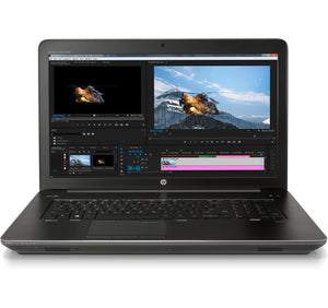 HP ZBook 17 G4 | Intel Core i7-7700HQ  | 16GB DDR4 2400 GB RAM | 512GB SSD M.2 NVMe  | 1NL42UT